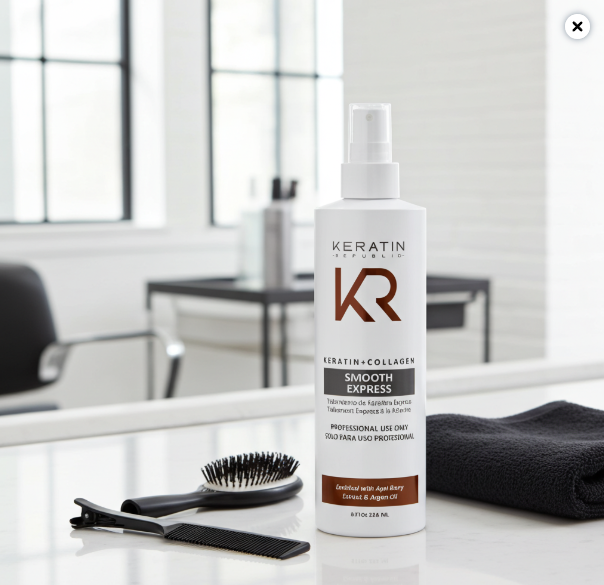 Keratin Republic Smooth Express professional bottle